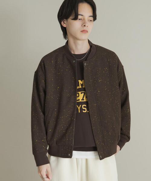 SENSE OF PLACE by URBAN RESEARCH（センスオブプレイスバイアーバンリサーチ）の「ウールタッチネップブルゾン（ブルゾン・メンズ・ブラック/ブラウン・MEDIUM/LARGE）」の17枚目の写真