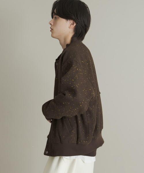 SENSE OF PLACE by URBAN RESEARCH（センスオブプレイスバイアーバンリサーチ）の「ウールタッチネップブルゾン（ブルゾン・メンズ・ブラック/ブラウン・MEDIUM/LARGE）」の19枚目の写真