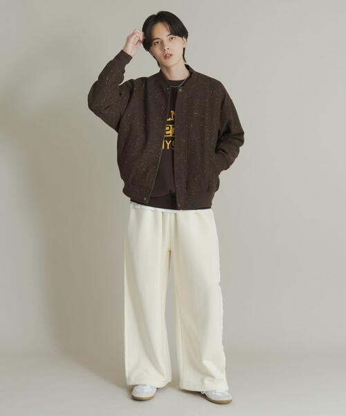 SENSE OF PLACE by URBAN RESEARCH（センスオブプレイスバイアーバンリサーチ）の「ウールタッチネップブルゾン（ブルゾン・メンズ・ブラック/ブラウン・MEDIUM/LARGE）」の20枚目の写真