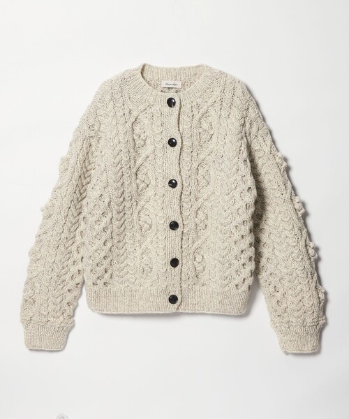 スティーブアラン　カーディガン　ニット Steven Alan＞ケーブル ニット カーディガン（カーディガン/ボレロ