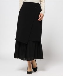 OSMOSIS | rsk627-ﾚｲﾔｰﾄﾞﾗｯﾌﾟｽｶｰﾄ(スカート)