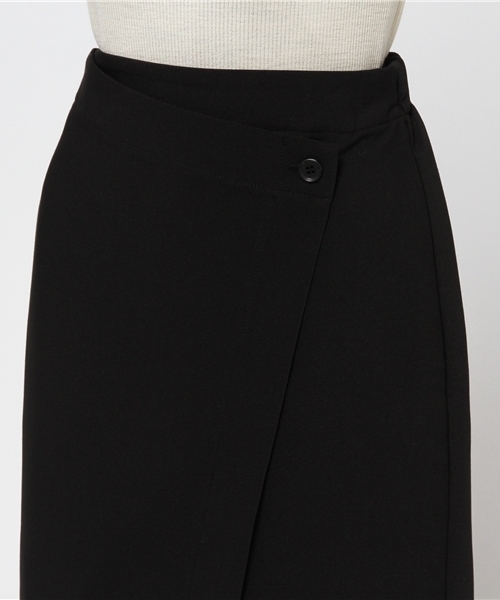 OSMOSIS（オズモーシス）の「rsk627-ﾚｲﾔｰﾄﾞﾗｯﾌﾟｽｶｰﾄ（スカート・レディース・ブラック/グレー/キャメル・FREE）」の11枚目の写真