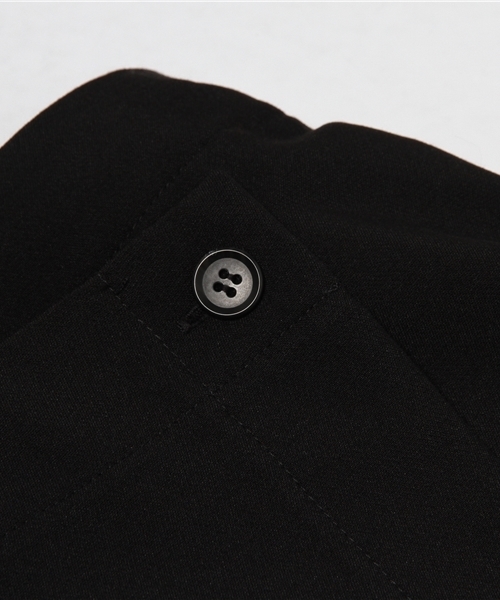 OSMOSIS（オズモーシス）の「rsk627-ﾚｲﾔｰﾄﾞﾗｯﾌﾟｽｶｰﾄ（スカート・レディース・ブラック/グレー/キャメル・FREE）」の14枚目の写真