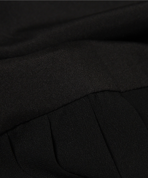 OSMOSIS（オズモーシス）の「rsk627-ﾚｲﾔｰﾄﾞﾗｯﾌﾟｽｶｰﾄ（スカート・レディース・ブラック/グレー/キャメル・FREE）」の15枚目の写真