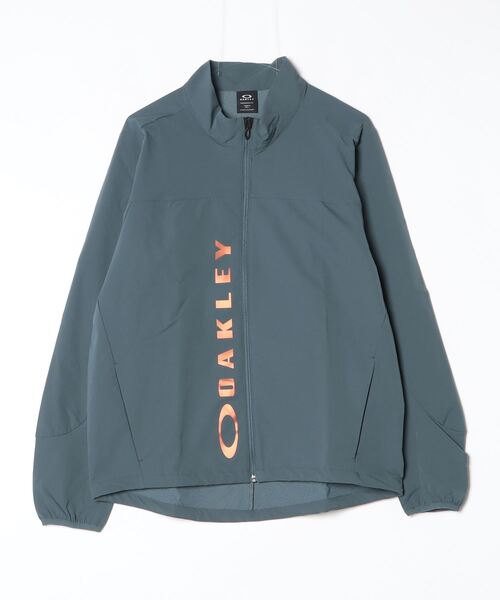 OAKLEY(オークリー)の「【別注】オークリー BORDERLESS HEAT SHIELD CLOTH JKT 限定コラボ(ジャージ・メンズ・ブルーグレー/ブラック/ブラウン・M/L/LL/3L)」の2枚目の写真