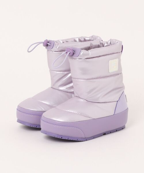 FILA(フィラ)の「FILA フィラ 17-22 MIRRORBALL BOOTS KD ミラーボールブーツキッズ 3HM02380G500 ABC-MART限定 *Purple/Purple(ブーツ・キッズ・パープル・17/18/19/20/21/22.0cm)」の1枚目の写真
