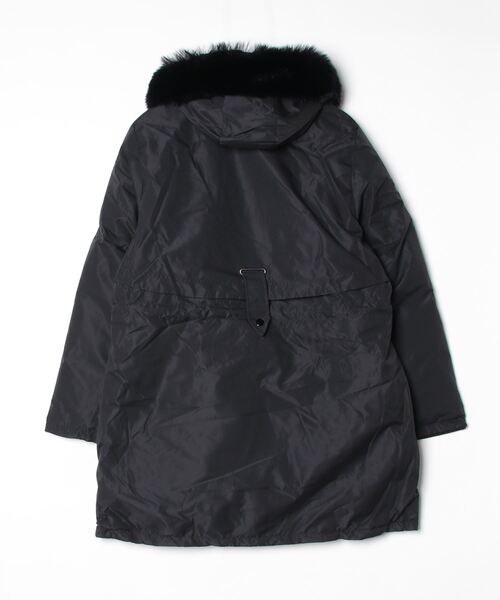 フェイクファー付きミドルコート（モッズコート）｜Shelly island