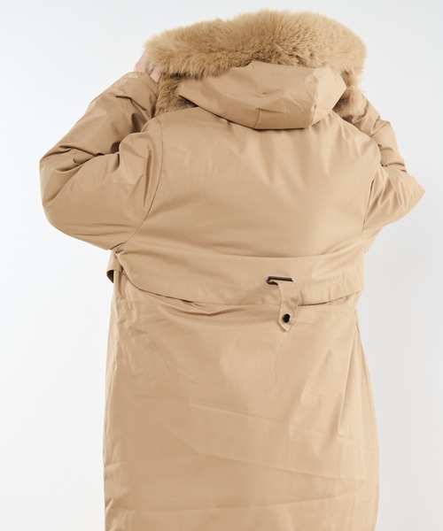 フェイクファー付きミドルコート（モッズコート）｜Shelly island