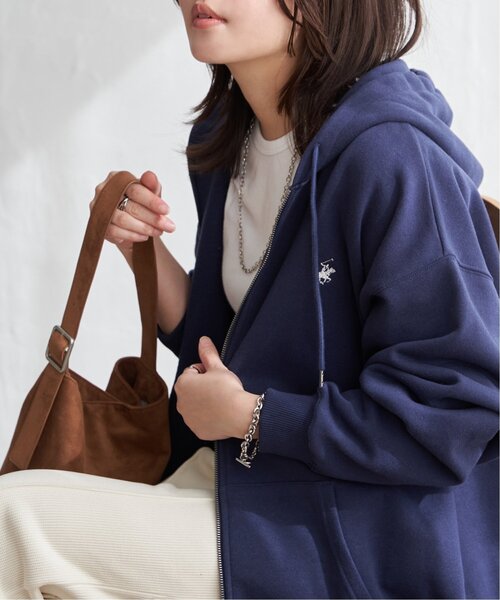 BEVERLY HILLS POLO CLUB(ビバリーヒルズポロクラブ)の「BEVERLY HILLS POLO CLUB フルジップパーカー(パーカー・メンズ・ブラック/ブルー/杢グレー/グリーン・LL/L/M)」の4枚目の写真