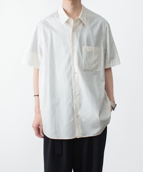 セール】140/2 ギザブロード S/S SHIRT / 140/2 GIZA BROAD S/S SHIRT