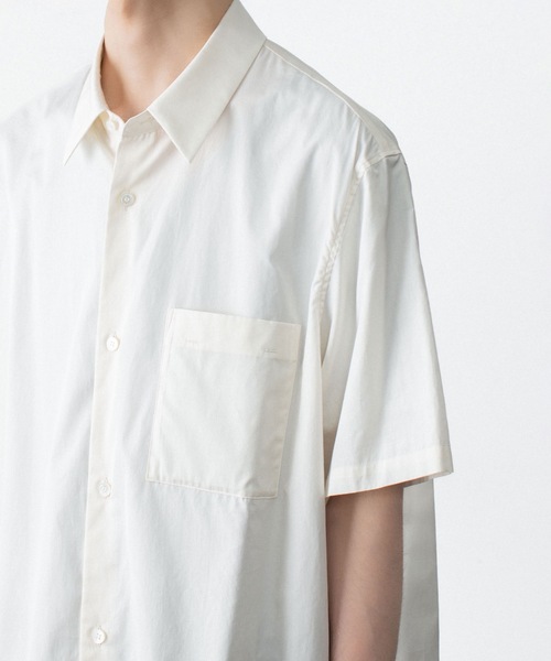 ATTACHMENT(アタッチメント)の「140/2 ギザブロード S/S SHIRT / 140/2 GIZA BROAD S/S SHIRT(シャツ/ブラウス・メンズ・ブラック/ホワイト/ライトオレンジ系・2/1/3/4)」の11枚目の写真