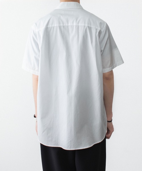 ATTACHMENT(アタッチメント)の「140/2 ギザブロード S/S SHIRT / 140/2 GIZA BROAD S/S SHIRT(シャツ/ブラウス・メンズ・ブラック/ホワイト/ライトオレンジ系・2/1/3/4)」の17枚目の写真