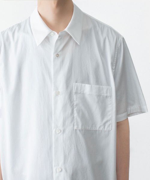 ATTACHMENT(アタッチメント)の「140/2 ギザブロード S/S SHIRT / 140/2 GIZA BROAD S/S SHIRT(シャツ/ブラウス・メンズ・ブラック/ホワイト/ライトオレンジ系・2/1/3/4)」の18枚目の写真