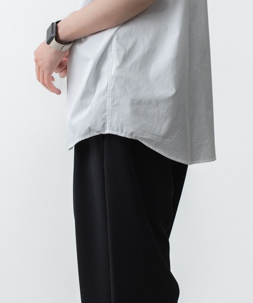ATTACHMENT(アタッチメント)の「140/2 ギザブロード S/S SHIRT / 140/2 GIZA BROAD S/S SHIRT(シャツ/ブラウス・メンズ・ブラック/ホワイト/ライトオレンジ系・2/1/3/4)」の20枚目の写真