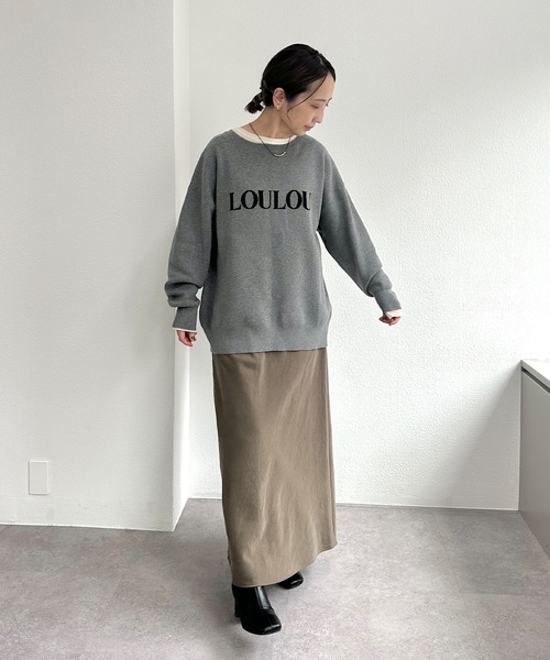 PUAL CE CIN(ピュアルセシン)の「【@sein___000企画】ジャガードロゴ2WAYニットプルオーバー(ニット/セーター・レディース・グレー/ブラウン/ベージュ・FREE)」の6枚目の写真