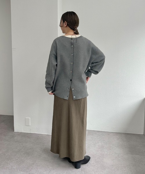 PUAL CE CIN(ピュアルセシン)の「【@sein___000企画】ジャガードロゴ2WAYニットプルオーバー(ニット/セーター・レディース・グレー/ブラウン/ベージュ・FREE)」の7枚目の写真