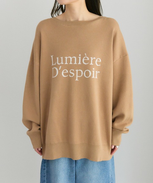 PUAL CE CIN(ピュアルセシン)の「【@sein___000企画】ジャガードロゴ2WAYニットプルオーバー(ニット/セーター・レディース・グレー/ブラウン/ベージュ・FREE)」の15枚目の写真