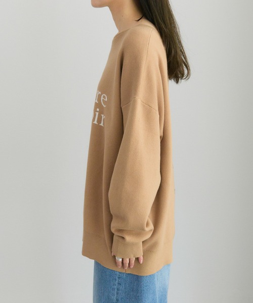 PUAL CE CIN(ピュアルセシン)の「【@sein___000企画】ジャガードロゴ2WAYニットプルオーバー(ニット/セーター・レディース・グレー/ブラウン/ベージュ・FREE)」の16枚目の写真