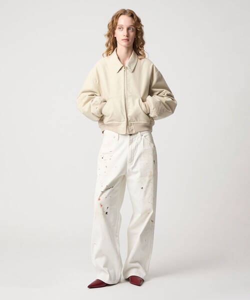 セール】＜6(ROKU)＞コットンピーチ ブルゾン（その他アウター）｜6