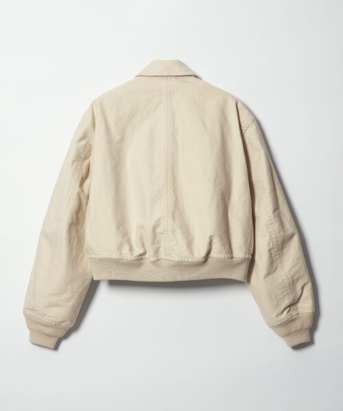 6（ロク）の「＜６(ROKU)＞コットンピーチ ブルゾン（その他アウター・レディース・オフホワイト・38/36）」の8枚目の写真