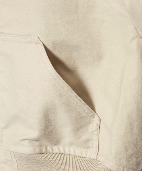 6（ロク）の「＜６(ROKU)＞コットンピーチ ブルゾン（その他アウター・レディース・オフホワイト・38/36）」の12枚目の写真
