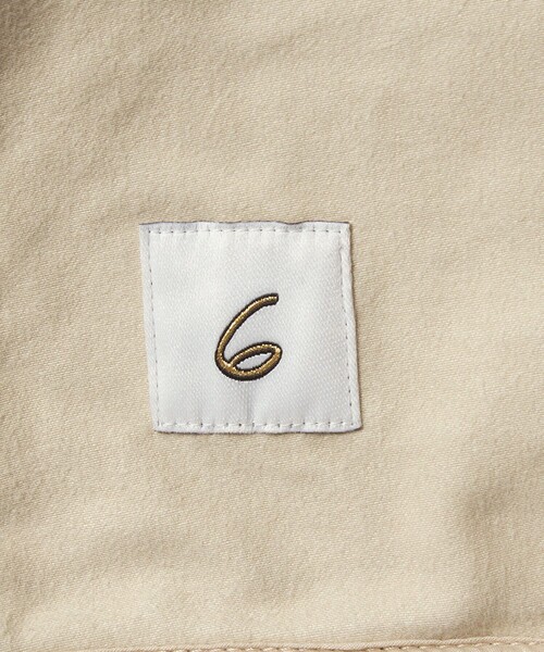 6（ロク）の「＜６(ROKU)＞コットンピーチ ブルゾン（その他アウター・レディース・オフホワイト・38/36）」の17枚目の写真