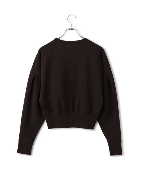 ADAM ET ROPE'(アダムエロペ)の「【サステナブル】パフスリーブスウェット(スウェット・レディース・ライトグレー/ダークブラウン/ピンク・FREE)」の18枚目の写真