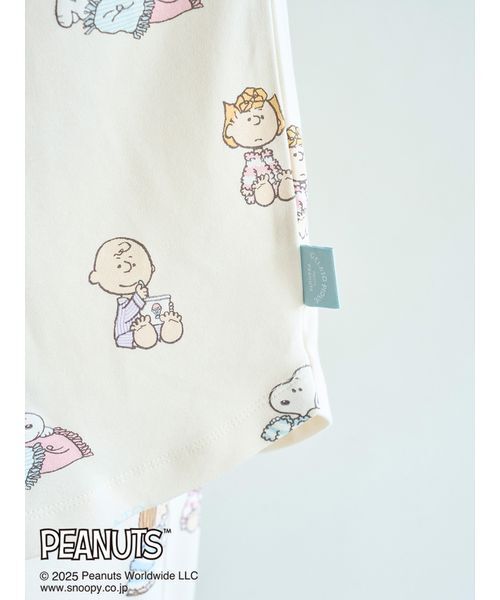 セール】【PEANUTS】オリジナルアート 総柄プルオーバー（ルームウェア