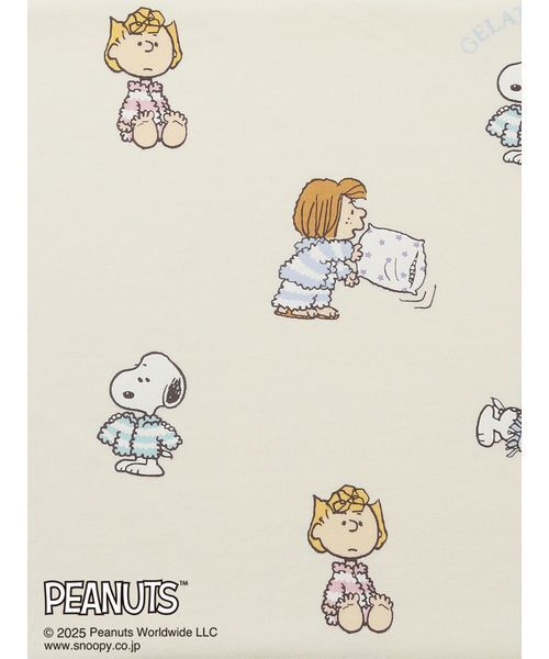 セール】【PEANUTS】オリジナルアート 総柄プルオーバー（ルームウェア