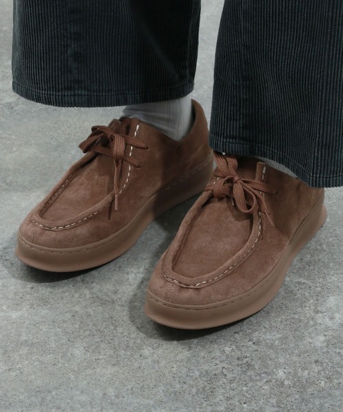 BAYFLOW（ベイフロー）の「ステッチモカシンシューズ（その他シューズ・メンズ・ブラウン/ベージュ/ブラック・MEDIUM/SMALL）」の3枚目の写真