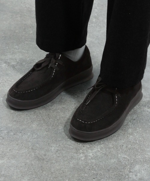 BAYFLOW（ベイフロー）の「ステッチモカシンシューズ（その他シューズ・メンズ・ブラウン/ベージュ/ブラック・MEDIUM/SMALL）」の2枚目の写真