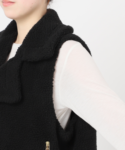 セール】【WEB＋一部店舗限定】手洗い可 / ボアライダースベスト