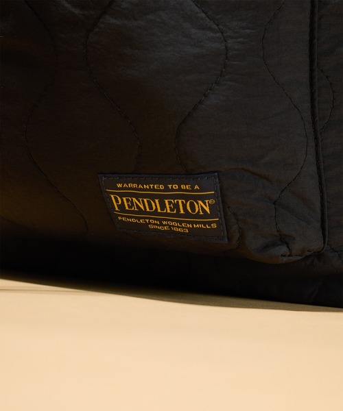 PENDLETON（ペンドルトン）の「【 PENDLETON / ペンドルトン 】キルティングナップサック（バックパック/リュック・レディース・ブラック/オリーブ・FREE）」の8枚目の写真