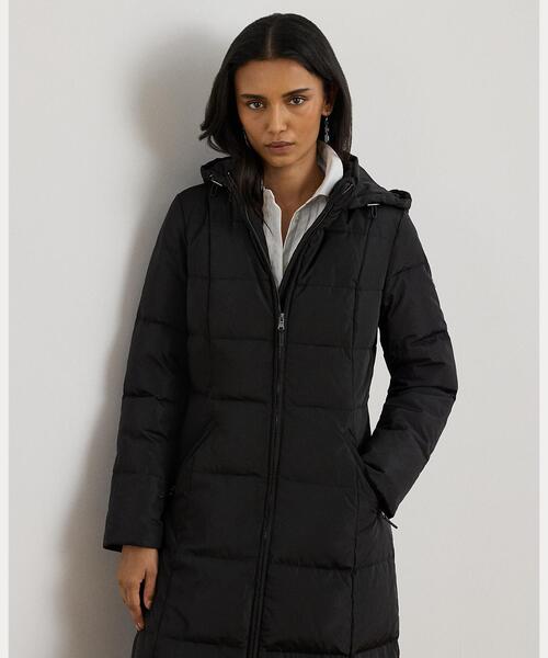 極美品✨ ローレン ラルフローレン ロング ダウンコート RLL ロゴ ブラック POLO RALPH LAUREN（ポロ・ラルフローレン） ダウンコート ダウン