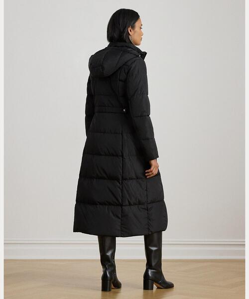 フーデッド ダウン モックネック コート（ダウンジャケット/コート