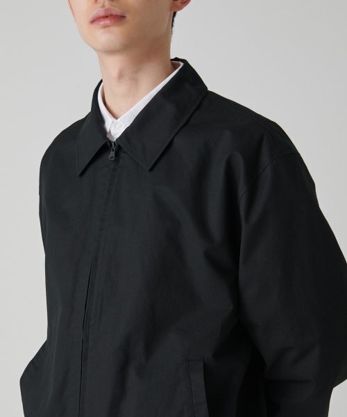 MUSINSA STANDARD（ムシンサスタンダード）の「コットンミニマルブルゾンジャケット[ブラック]（ブルゾン・メンズ・その他・XX-LARGE/LARGE/MEDIUM/X-LARGE）」の12枚目の写真