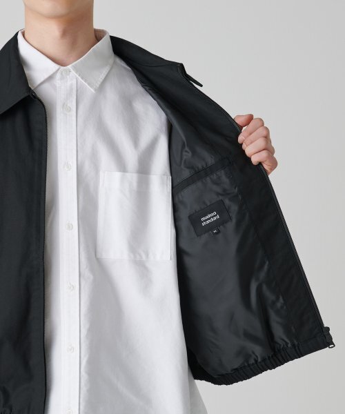 MUSINSA STANDARD（ムシンサスタンダード）の「コットンミニマルブルゾンジャケット[ブラック]（ブルゾン・メンズ・その他・XX-LARGE/LARGE/MEDIUM/X-LARGE）」の7枚目の写真