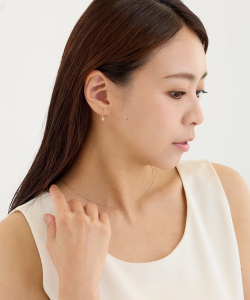 CALIN STANDARD(カリンスタンダード)の「◆金属アレルギー対応◆◆made in japan◆ビジュー フックピアス(ピアス(両耳用)・レディース・ピンクゴールド/シルバー/ゴールド・FREE)」の10枚目の写真