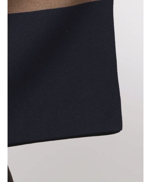 TONAL(トーナル)の「ラガーエンブロイダリーニット(ニット/セーター・レディース・ネイビー/ベージュ/ブラウン・MEDIUM)」の15枚目の写真