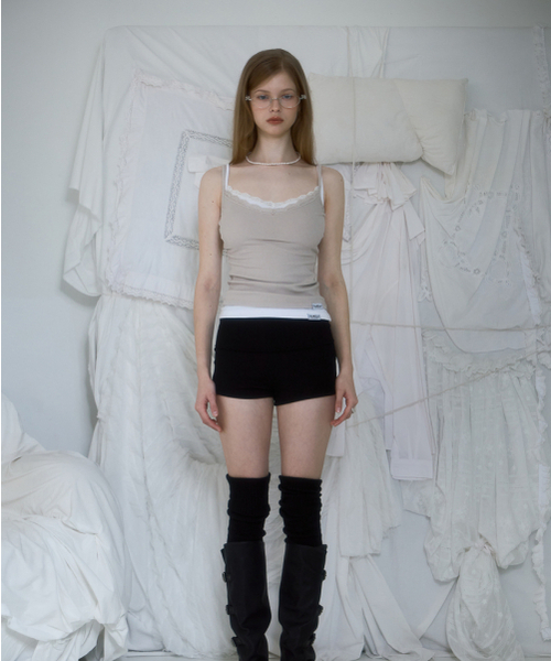 ROSEFRANTZ（ロゼフランツ）の「Lace Slim Sleeveless [Beige]（Tシャツ/カットソー・レディース・Beige・OS）」の2枚目の写真