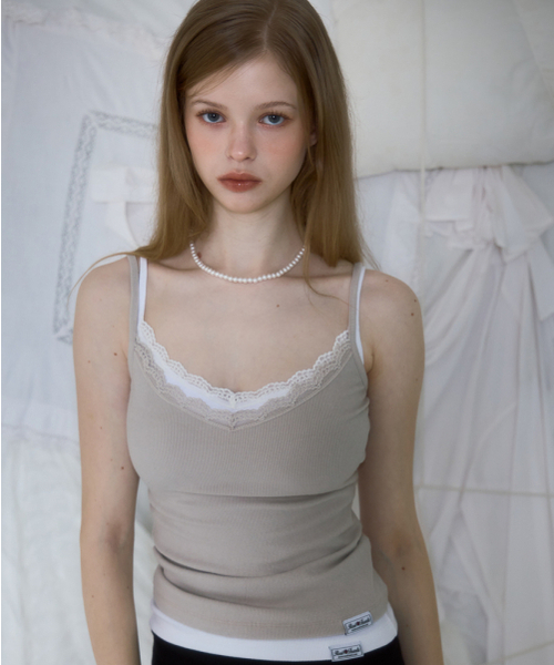 ROSEFRANTZ（ロゼフランツ）の「Lace Slim Sleeveless [Beige]（Tシャツ/カットソー・レディース・Beige・OS）」の9枚目の写真