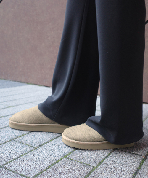 suicoke(スイコック)の「SUICOKE/スイコック スエードミュール FW25-006-01/02(スリッポン・レディース・ブラック/ベージュ・23cm/23.5cm/24cm)」の9枚目の写真