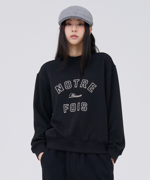 CHASECULT（チェイスカルト）の「女性ミンク裏起毛モックネックスウェット-ブラック（スウェット・レディース・ブラック・85/90）」の5枚目の写真