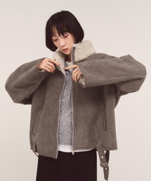 FMiBL（ファミル）の「フェイクムートンジャケット（ムートンコート）」