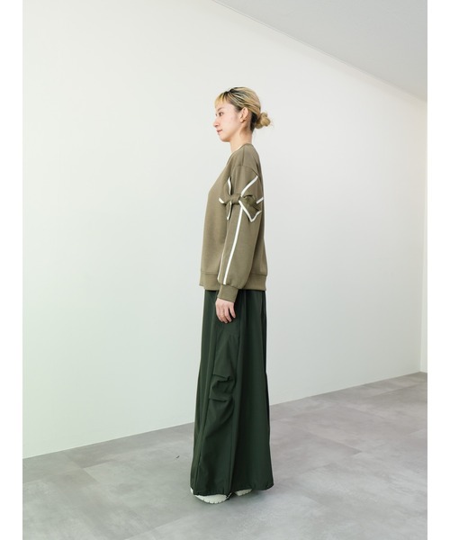 DOLLUPOOPS（ドールアップウップス）の「バルーンシルエットタフタパンツ（その他パンツ・レディース・ブラック/ライトベージュ/カーキ・FREE）」の14枚目の写真