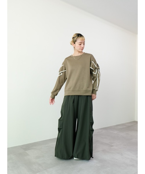 DOLLUPOOPS（ドールアップウップス）の「バルーンシルエットタフタパンツ（その他パンツ・レディース・ブラック/ライトベージュ/カーキ・FREE）」の9枚目の写真