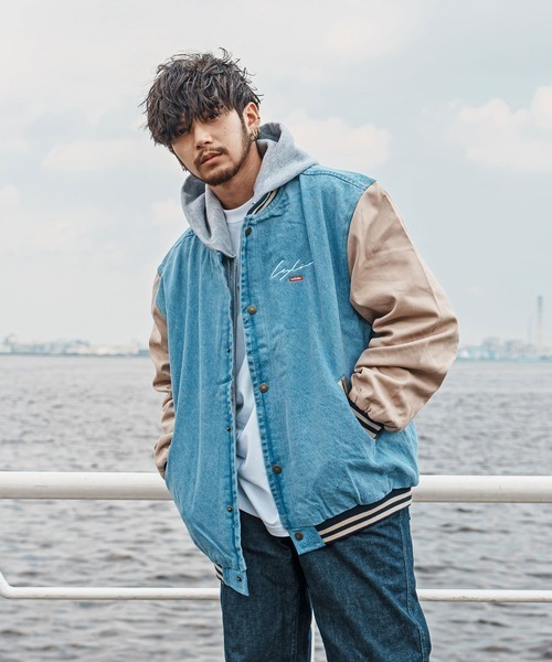 【Leyline】Denim wash jacket