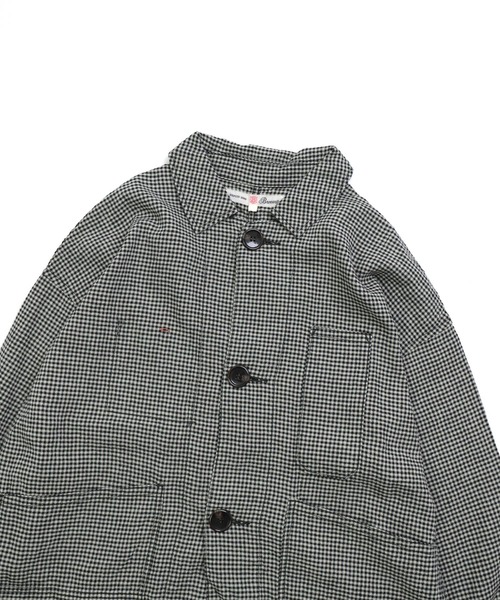 Brocante（ブロカント）の「[Brocante / ブロカント] 綿麻ギンガムチェック デフォルメカバーオール（カバーオール・レディース・ベージュ×ブラック/ブラック×グレー・2）」の21枚目の写真