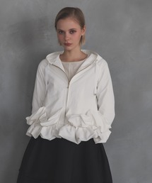 MERAKI（メラキ）の「ヘムラインフードジップパーカー（その他アウター）」