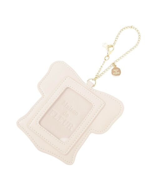 Maison de FLEUR（メゾンドフルール）の「リボンビジューパスケース（パスケース・レディース・ブラック/ライトピンク・FREE）」の7枚目の写真